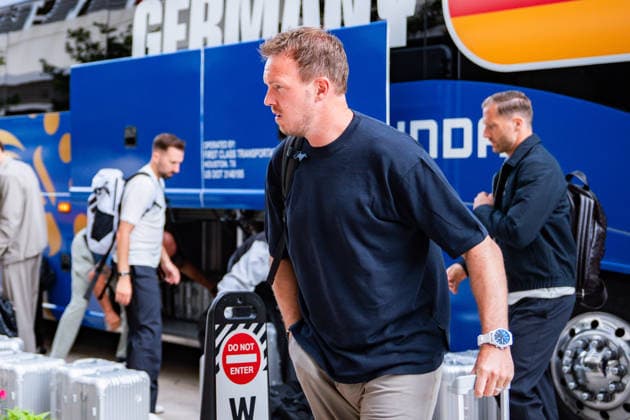 FIFA World Cup 2026, arrival of the German national team DFB at the team hotel Inter Continental on 13 06 2026 in Houston, Texas Julian Nagelsmann Copyright: xBahhoxKarax