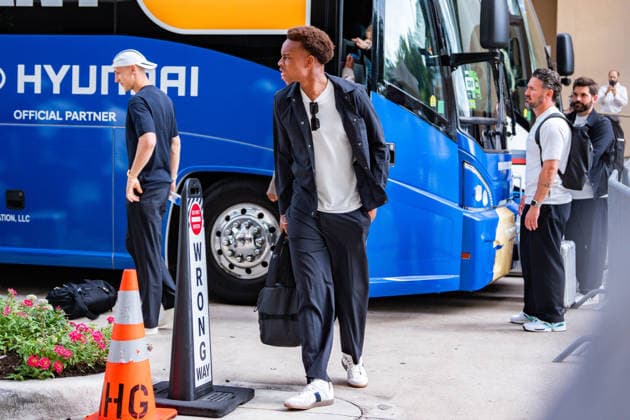 FIFA World Cup 2026, Arrival of the German national team DFB at the team hotel Inter Continental on 13 06 2026 in Houston, Texas Assan Ouedraogo Copyright: xBahhoxKarax