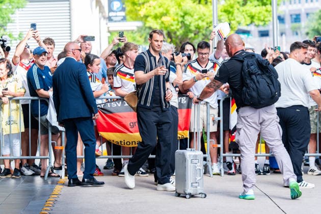 FIFA World Cup 2026, Arrival of the German national team DFB at the team hotel Inter Continental on 13 06 2026 in Houston, Texas Manuel Neuer Copyright: xBahhoxKarax
