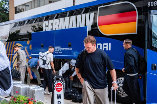 FIFA World Cup 2026, arrival of the German national team DFB at the team hotel Inter Continental on 13 06 2026 in Houston, Texas Julian Nagelsmann Copyright: xBahhoxKarax