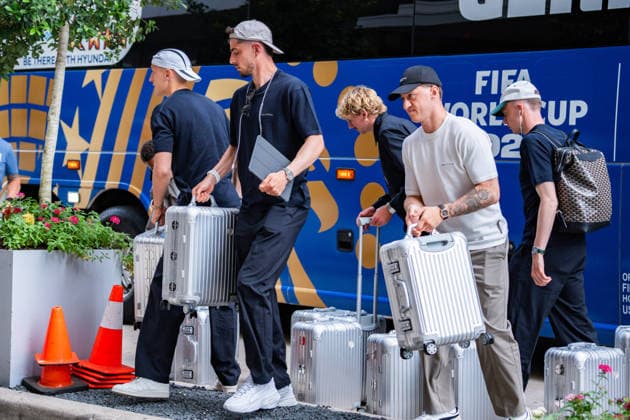 FIFA World Cup 2026, Arrival of the German national team DFB at the team hotel Inter Continental on 13 06 2026 in Houston, Texas Kai Havertz, Angelo Stiller, Nico Schlotterbeck Copyright: xBahhoxKarax