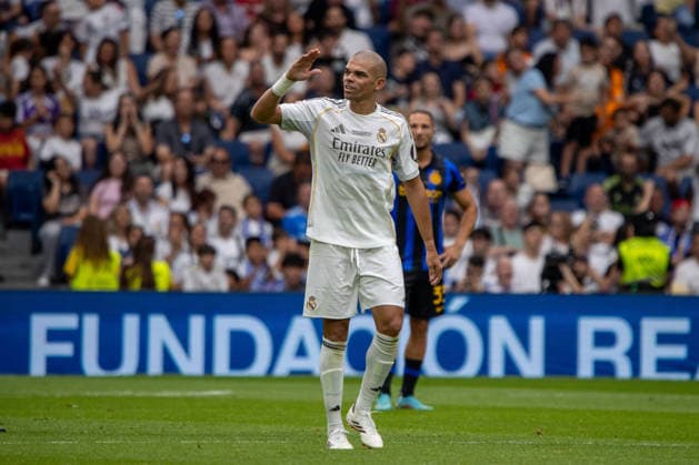 June 13, 2026, Madrid, Spain: Pepe of Real Madrid seen in action during the Corazon Classic Match 2026 football match between Real Madrid Leyendas and Inter Legends at Santiago Bernabeu stadium. Final score; Real Madrid Leyendas 2:1 Inter Legends Madrid Spain - ZUMAs197 20260613_aaa_s197_534 Copyright: xDavidxCanalesx