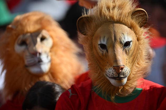 June 13, 2026, East Rutherford, New Jersey, USA: June 13, 2026, East Rutherford New Jersey USA: Morocco supports are seen prior to the World Cup Group C round 1 match at New York New Jersey Stadium Brazil draws with Morocco 1 to 1 East Rutherford USA - ZUMAa301 20260613_aaf_a301_020 Copyright: xBrooksxVonxArxx