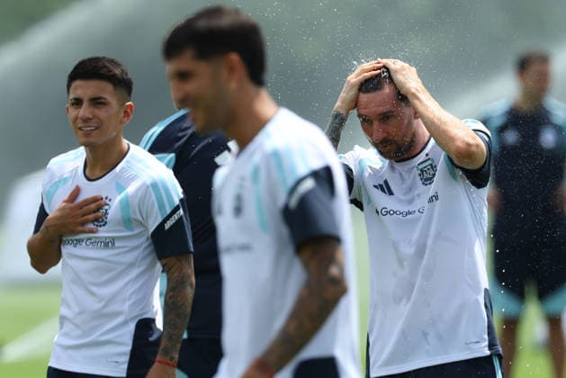 Football, FIFA World Cup 2026, Argentina national team, Training