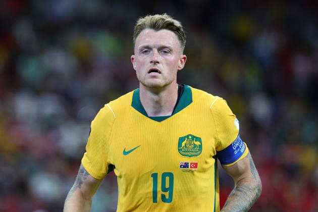 Harry Souttar of Australia looks on during the FIFA World Cup, WM, Weltmeisterschaft, Fussball 2026 match between Australia and Turkey at BC Place, Vancouver, Canada on 13 June 2026. Copyright: xPeterxDovganx 45060041