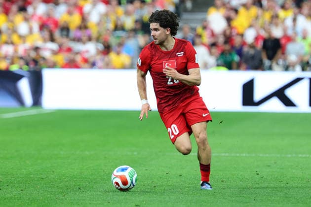 Ferdi Kadioglu of Turkiye dribbles the ball during the FIFA World Cup, WM, Weltmeisterschaft, Fussball 2026 match between Australia and Turkey at BC Place, Vancouver, Canada on 13 June 2026. Copyright: xPeterxDovganx 45060042