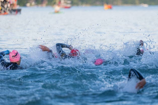 TRIATHLON - Ironman Austria 2026 KLAGENFURT,AUSTRIA,14.JUN.26 - TRIATHLON - Ironman Kaernten-Klagenfurt. Image shows the start.  GEPAxpictures xMatthiasxTrinkl