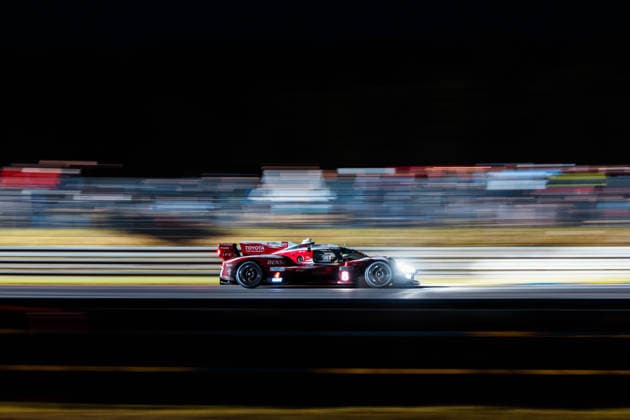 24 HEURES DU MANS 2026 - RACE - SATURDAY 08 BUEMI SÃ bastien (swi), HARTLEY Brendon (nzl), HIRAKAWA Ryo (jpn), Toyota Racing, Toyota TR010 Hybrid 08, Hypercar, action during the 24 Hours of Le Mans 2026, 3rd round of the 2026 FIA World Endurance Championship, on June 13, 2026 on the Circuit des 24 Heures du Mans in Le Mans, France -  Copyright: xAndreaxLorenzinax