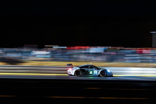 24 HEURES DU MANS 2026 - RACE - SATURDAY 92 SHAHIN Yasser (aus), PERA Riccardo (ita), LIETZ Richard (aut), The Bend Manthey, Porsche 911 GT3 R LMGT3 92, LM GT3, action during the 24 Hours of Le Mans 2026, 3rd round of the 2026 FIA World Endurance Championship, on June 13, 2026 on the Circuit des 24 Heures du Mans in Le Mans, France -  Copyright: xAndreaxLorenzinax