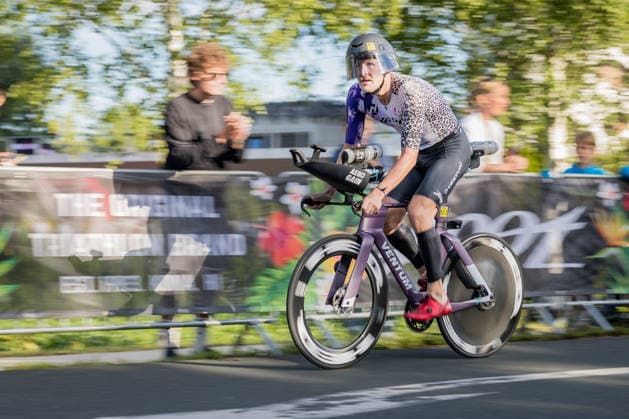 TRIATHLON - Ironman Austria 2026 KLAGENFURT,AUSTRIA,14.JUN.26 - TRIATHLON - Ironman Kaernten-Klagenfurt. Image shows Elliot Bach (USA).  GEPAxpictures xMatthiasxTrinkl