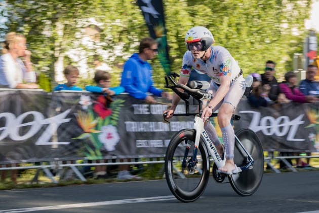TRIATHLON - Ironman Austria 2026 KLAGENFURT,AUSTRIA,14.JUN.26 - TRIATHLON - Ironman Kaernten-Klagenfurt. Image shows Kristian Grue (NOR).  GEPAxpictures xMatthiasxTrinkl