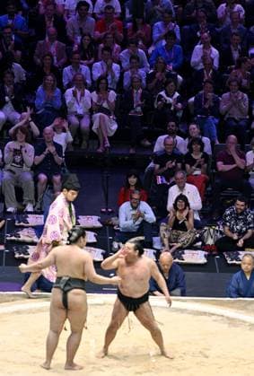 Sumo: Paris tournament A two-day sumo tournament opens at Accor Arena in Paris on June 13, 2026.  A14AA0005618591P