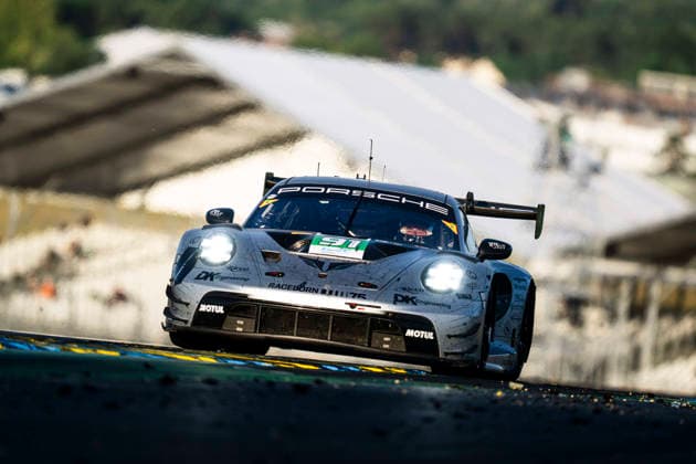 24 HEURES DU MANS 2026 - RACE - SUNDAY 91 COTTINGHAM James (gbr), BOGUSLAVSKIY Timur, GUVEN Ayhancan (tur), Manthey DK Engineering, Porsche 911 GT3 R LMGT3 91, LM GT3, action during the 24 Hours of Le Mans 2026, 3rd round of the 2026 FIA World Endurance Championship, on June 14, 2026 on the Circuit des 24 Heures du Mans in Le Mans, France - Le MansFrance  Copyright: xCharlyxLopezx