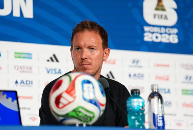 Julian Nagelsmann Germany, head coach takes part in the final press conference before the group match against Curacao USA, German national soccer team, press conference, Houston, 13 06 2026 USA, German national soccer team, press conference, Houston, 13 06 2026 Houston Copyright: xEibner-Pressefoto ScottxColemanx EP_SCN
