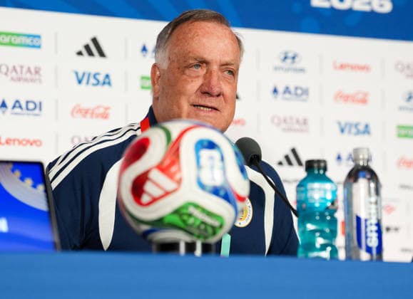 Dick Advocaat Curacao, head coach takes part in the final press conference before the group match between Germany and Curacao USA, FIFA World Cup, Curacao press conference, Houston, 13 06 2026 USA, FIFA World Cup, Curacao press conference, Houston, 13 06 2026 Houston Copyright: xEibner-Pressefoto ScottxColemanx EP_SCN