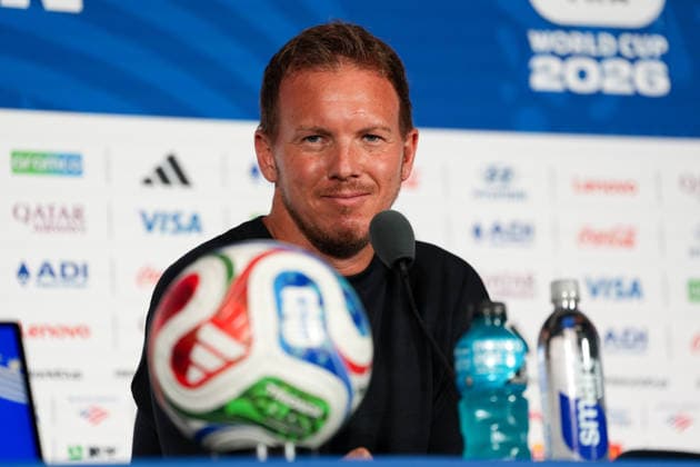Julian Nagelsmann Germany, head coach takes part in the final press conference before the group match against Curacao USA, German national soccer team, press conference, Houston, 13 06 2026 USA, German national soccer team, press conference, Houston, 13 06 2026 Houston Copyright: xEibner-Pressefoto ScottxColemanx EP_SCN