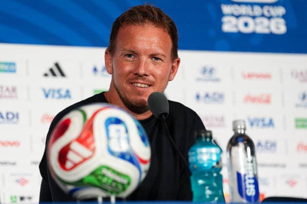 Julian Nagelsmann Germany, head coach takes part in the final press conference before the group match against Curacao USA, German national soccer team, press conference, Houston, 13 06 2026 USA, German national soccer team, press conference, Houston, 13 06 2026 Houston Copyright: xEibner-Pressefoto ScottxColemanx EP_SCN