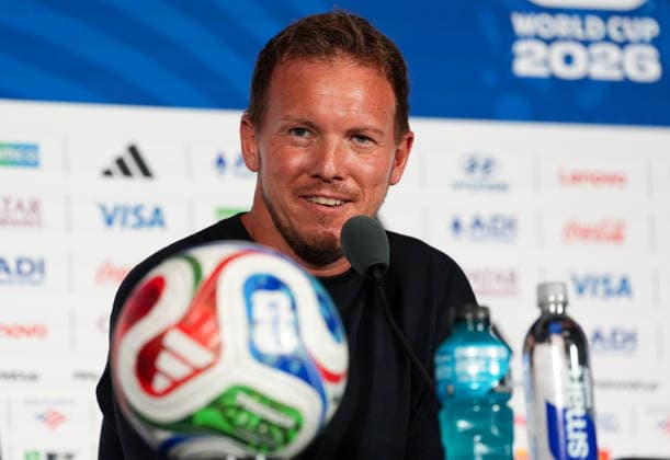 Julian Nagelsmann Germany, head coach takes part in the final press conference before the group match against Curacao USA, German national soccer team, press conference, Houston, 13 06 2026 USA, German national soccer team, press conference, Houston, 13 06 2026 Houston Copyright: xEibner-Pressefoto ScottxColemanx EP_SCN