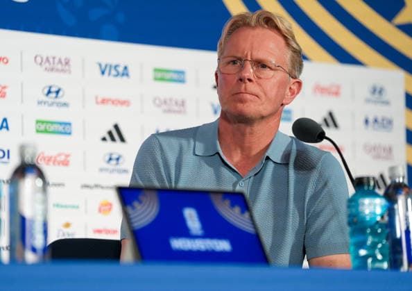 Vincent Schildkamp Curacao, press spokesman takes part in the final press conference before the group match between Germany and Curacao USA, FIFA World Cup, Curacao press conference, Houston, 13 06 2026 USA, FIFA World Cup, Curacao press conference, Houston, 13 06 2026 Houston Copyright: xEibner-Pressefoto ScottxColemanx EP_SCN