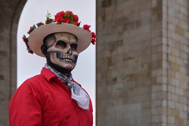 Mexico City shifts its focus to World Cup tourism MEXICO CITY, MEXICO - JUNE 13: Mexico City dresses up to welcome international tourism with a stunning, out-of-season Day of the Dead parade, serving as a vibrant prelude to a packed Fan Fest for the World Cup match between Brazil and Morocco, in Mexico City, Mexico on June 13, 2026. The traditional Mexican celebration held during the summer to coincide with the global football tournament, filled the city s main avenues with colorful floats, giant skulls, and thousands of costumed performers. Following the cultural display, massive crowds of local and foreign supporters flooded the designated Fan Fest areas. The fan zone reached full capacity as fans gathered to watch the clash between the South American and African squads on giant screens, blending Mexico s rich cultural heritage with the global passion for football. Luciano Gonzalez Anadolu Mexico City Mexico. Editorial use only. Please get in touch for any other usage.  Copyright: x2026xAnadoluxLucianoxGonzalezx