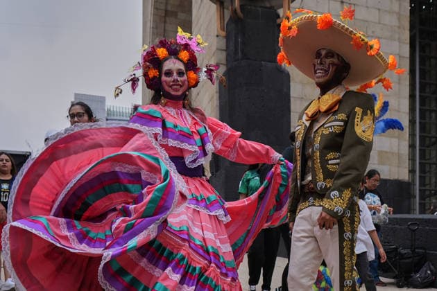 Mexico City shifts its focus to World Cup tourism MEXICO CITY, MEXICO - JUNE 13: Mexico City dresses up to welcome international tourism with a stunning, out-of-season Day of the Dead parade, serving as a vibrant prelude to a packed Fan Fest for the World Cup match between Brazil and Morocco, in Mexico City, Mexico on June 13, 2026. The traditional Mexican celebration held during the summer to coincide with the global football tournament, filled the city s main avenues with colorful floats, giant skulls, and thousands of costumed performers. Following the cultural display, massive crowds of local and foreign supporters flooded the designated Fan Fest areas. The fan zone reached full capacity as fans gathered to watch the clash between the South American and African squads on giant screens, blending Mexico s rich cultural heritage with the global passion for football. Luciano Gonzalez Anadolu Mexico City Mexico. Editorial use only. Please get in touch for any other usage.  Copyright: x2026xAnadoluxLucianoxGonzalezx