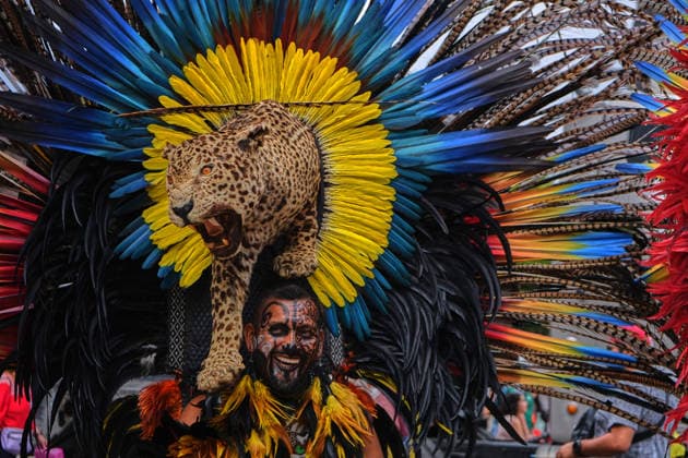 Mexico City shifts its focus to World Cup tourism MEXICO CITY, MEXICO - JUNE 13: Mexico City dresses up to welcome international tourism with a stunning, out-of-season Day of the Dead parade, serving as a vibrant prelude to a packed Fan Fest for the World Cup match between Brazil and Morocco, in Mexico City, Mexico on June 13, 2026. The traditional Mexican celebration held during the summer to coincide with the global football tournament, filled the city s main avenues with colorful floats, giant skulls, and thousands of costumed performers. Following the cultural display, massive crowds of local and foreign supporters flooded the designated Fan Fest areas. The fan zone reached full capacity as fans gathered to watch the clash between the South American and African squads on giant screens, blending Mexico s rich cultural heritage with the global passion for football. Luciano Gonzalez Anadolu Mexico City Mexico. Editorial use only. Please get in touch for any other usage.  Copyright: x2026xAnadoluxLucianoxGonzalezx