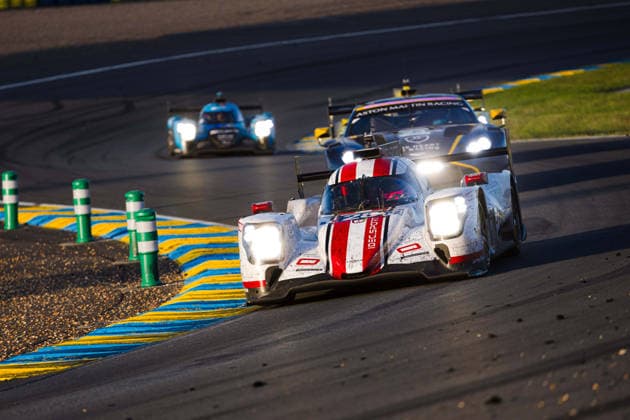 24 HEURES DU MANS 2026 - RACE - SUNDAY 28 LAFARGUE Paul (fra), RINICELLA Valerio (ita), VAN UITERT Job (nld), IDEC Oreca 07 Gibson 28, LMP2, action during the 24 Hours of Le Mans 2026, 3rd round of the 2026 FIA World Endurance Championship, on June 14, 2026 on the Circuit des 24 Heures du Mans in Le Mans, France - Le MansFrance  Copyright: xCLEMENTxLUCKx