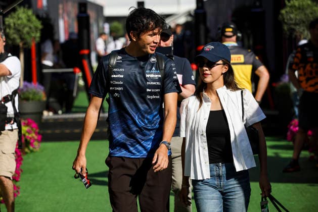 F1 - BARCELONA-CATALUNYA GRAND PRIX 2026 ALBON Alexander (tha), Williams F1 Team FW48, portrait LPGA, Golf Damen golfer Lily Muni He during the Formula 1 Barcelona-Catalunya Grand Prix 2026, 7th round of the 2026 Formula One World Championship, WM, Weltmeisterschaft from June 12 to 14, 2026 on the Circuit de Barcelona-Catalunya, in Montmelo, Spain - MontmeloSpain  Copyright: xXavixBonillax