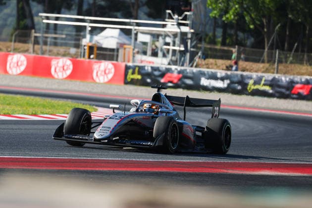 AUTO - FORMULA 3 2026 - BARCELONA 23 SHIN Michael (kor), Hitech TGR, Dallara F3 2025, action during the 3rd round of the 2026 FIA Formula 3 Championship from June 12 to 14, 2026 on the Circuit de Barcelona-Catalunya, in Montmelo, Spain - MontmeloSpain  Copyright: xEricxAlonsox