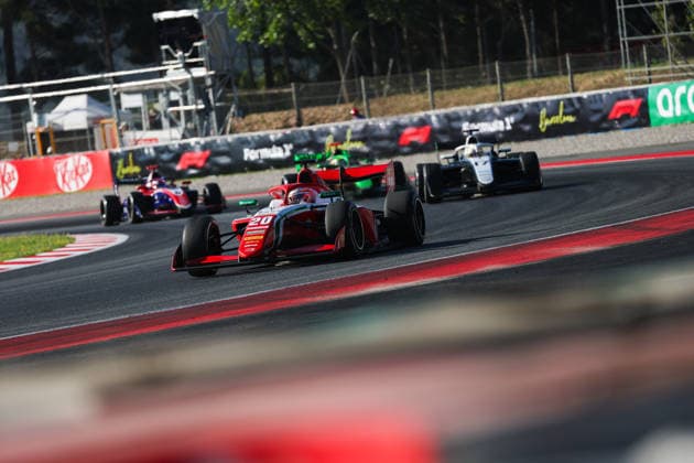 AUTO - FORMULA 3 2026 - BARCELONA 20 SHARP Louis (aus), Prema Racing, Dallara F3 2025, action during the 3rd round of the 2026 FIA Formula 3 Championship from June 12 to 14, 2026 on the Circuit de Barcelona-Catalunya, in Montmelo, Spain - MontmeloSpain  Copyright: xEricxAlonsox