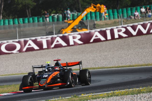 AUTO - FORMULA 3 2026 - BARCELONA 16 DEL PINO Bruno (esp), Van Amersfoort Racing, Dallara F3 2025, action during the 3rd round of the 2026 FIA Formula 3 Championship from June 12 to 14, 2026 on the Circuit de Barcelona-Catalunya, in Montmelo, Spain - MontmeloSpain  Copyright: xEricxAlonsox