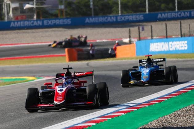AUTO - FORMULA 3 2026 - BARCELONA 04 STROMSTED Noah (den), Trident, Dallara F3 2025, action during the 3rd round of the 2026 FIA Formula 3 Championship from June 12 to 14, 2026 on the Circuit de Barcelona-Catalunya, in Montmelo, Spain - MontmeloSpain  Copyright: xEricxAlonsox