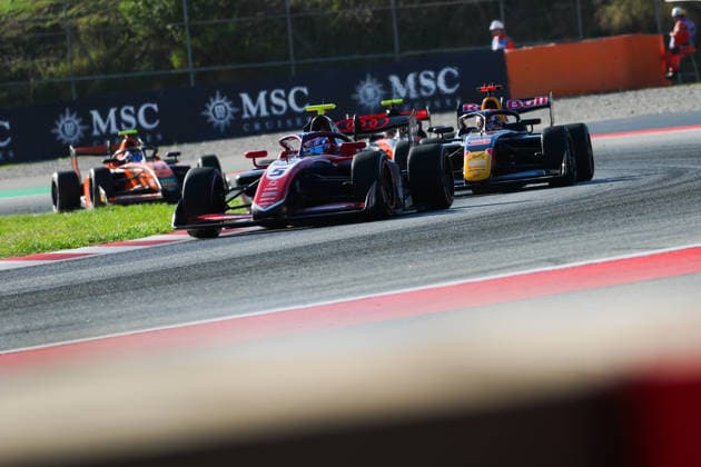 AUTO - FORMULA 3 2026 - BARCELONA 05 SLATER Freddie (gbr), Trident, Dallara F3 2025, action during the 3rd round of the 2026 FIA Formula 3 Championship from June 12 to 14, 2026 on the Circuit de Barcelona-Catalunya, in Montmelo, Spain - MontmeloSpain  Copyright: xEricxAlonsox