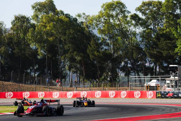 AUTO - FORMULA 3 2026 - BARCELONA 05 SLATER Freddie (gbr), Trident, Dallara F3 2025, action during the 3rd round of the 2026 FIA Formula 3 Championship from June 12 to 14, 2026 on the Circuit de Barcelona-Catalunya, in Montmelo, Spain - MontmeloSpain  Copyright: xEricxAlonsox
