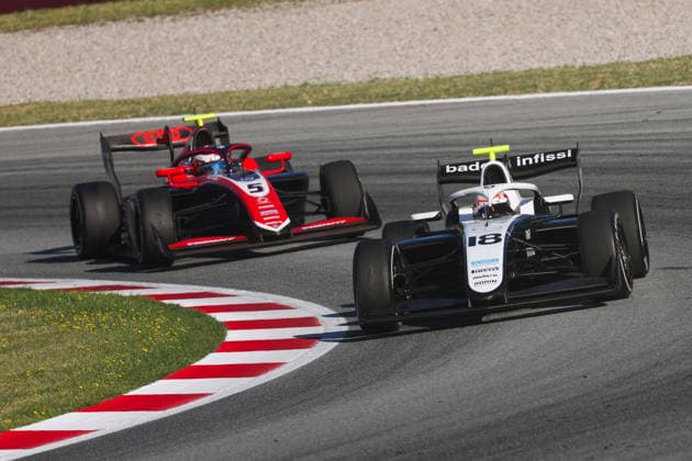 AUTO - FORMULA 3 2026 - BARCELONA 18 BADOER Brando (ita), Rodin Motorsport, Dallara F3 2025, action during the 3rd round of the 2026 FIA Formula 3 Championship from June 12 to 14, 2026 on the Circuit de Barcelona-Catalunya, in Montmelo, Spain - MontmeloSpain  Copyright: xEricxAlonsox