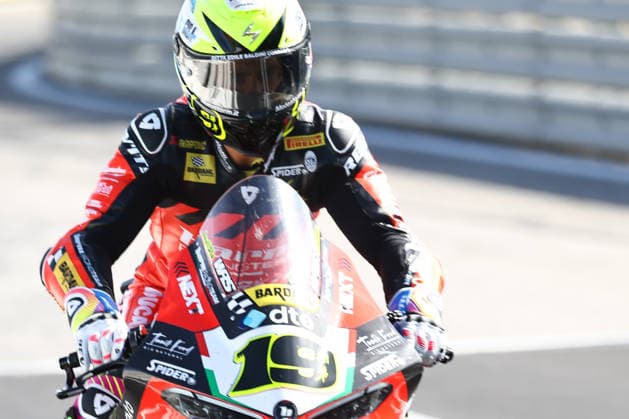 IPA85671174 - 19 Alvaro Bautista (ESP) Ducati Panigale V4R, Barni Spark Racing Team during the FIM Superbike World Championship, WM, Weltmeisterschaft Pirelli Emilia Romagna Round at the Misano World Circuit Marco Simoncelli, Misano Adriatico, Italy on June 14, 2026 during the Pirelli Emilia Romagna Round, World Superbike (SBK) race in Italy, Italy, June 14, 2026  Copyright: xValerioxOrigo IPAxSportx xx 85671174