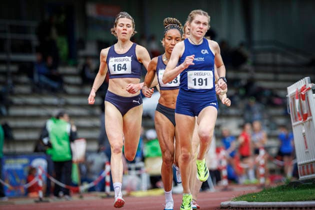 North Rhine Championships 2026 Mönchengladbach, 14 06 2026 Vera Petrykowski Cologne Athletics and Berit Janowitz Cologne Athletics North Rhine Championships 2026 on 14 06 2026 at Grenzlandstadion, Mönchengladbach North Rhine Westphalia Copyright: xBEAUTIFULxSPORTS B.Hoffmannx