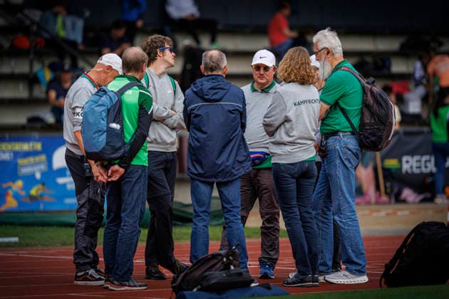 North Rhine Championships 2026 Mönchengladbach, 14 06 2026 Referee meeting North Rhine Championships 2026 on 14 06 2026 at Grenzlandstadion, Mönchengladbach North Rhine-Westphalia Copyright: xBEAUTIFULxSPORTS B.Hoffmannx