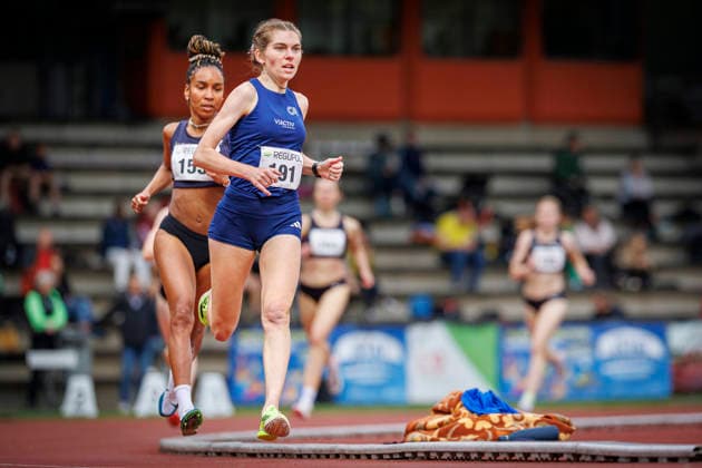 North Rhine Championships 2026 Mönchengladbach, 14 06 2026 Vera Petrykowski Cologne Athletics and Natalie Füllgraf Cologne Athletics North Rhine Championships 2026 on 14 06 2026 at Grenzlandstadion, Mönchengladbach North Rhine Westphalia Copyright: xBEAUTIFULxSPORTS B.Hoffmannx