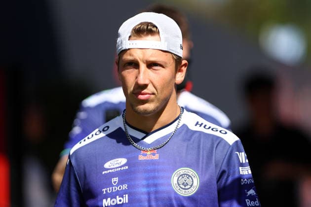 F1 Gran Prix of Catalunya Liam Lawson of Visa Cash App Racing Bulls F1 Team looks on in the Paddock during the F1 Grand Prix of Catalunya at Montemelo Circuit on June 14, 2026 in Barcelona, Spain. Barcelona Circuit de Catalunya Spain Copyright: xMarcoxCanonierox