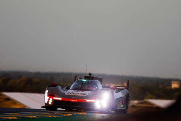 24 HEURES DU MANS 2026 - RACE - SUNDAY 12 DELETRAZ Louis (swi), STEVENS Will (gbr), NATO Norman (fra), Cadillac Hertz Team Jota, Cadillac V-Series.R 12, Hypercar, action, during the 24 Hours of Le Mans 2026, 3rd round of the 2026 FIA World Endurance Championship, on June 14, 2026 on the Circuit des 24 Heures du Mans in Le Mans, France - Le MansFrance  Copyright: xFREDERICxLExFLOCxHx