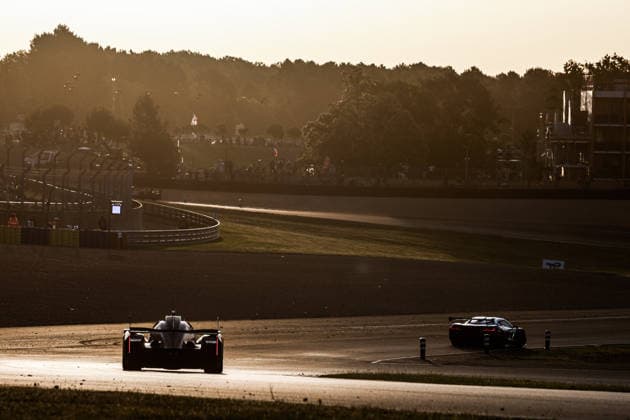 24 HEURES DU MANS 2026 - RACE - SUNDAY 12 DELETRAZ Louis (swi), STEVENS Will (gbr), NATO Norman (fra), Cadillac Hertz Team Jota, Cadillac V-Series.R 12, Hypercar, action, during the 24 Hours of Le Mans 2026, 3rd round of the 2026 FIA World Endurance Championship, on June 14, 2026 on the Circuit des 24 Heures du Mans in Le Mans, France - Le MansFrance  Copyright: xFREDERICxLExFLOCxHx