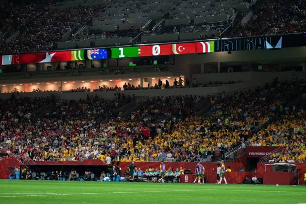 VANCOUVER, CANADA - JUNE 13: A view of the stadium and fan supporters during the FIFA World Cup, WM, Weltmeisterschaft, Fussball 2026 group stage match between Australia and Turkey at BC Place Stadium on June 13, 2026 in Vancouver, British Columbia, Canada.  Copyright: xAmyxElle SPPx Sportspressphoto_SPR166217