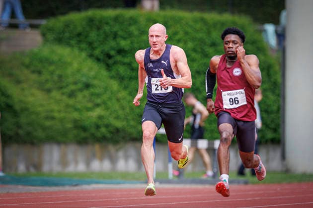 North Rhine Championships 2026 Mönchengladbach, 14 06 2026 Moritz Völker Cologne Athletics and Benayahou David Kiangebeni ASV Köln e V North Rhine Championships 2026 on 14 06 2026 at Grenzlandstadion, Mönchengladbach North Rhine Westphalia Copyright: xBEAUTIFULxSPORTS B.Hoffmannx