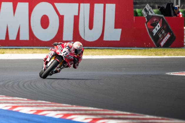 IPA85674606 - Nicolo Bulega (ITA) ahead of Iker Lecuona (ESP) - SUPERBIKE Pirelli Emilia Romagna Round. At the Misano World Circuit Marco Simoncelli in Misano Adriatico, RN, Italy. On June 14, 2026.  Copyright: xRiccardoxSpadettoxDexPaulis IPAxSportx xx 85674606