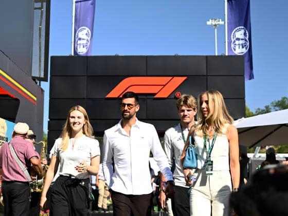Novak ÄokoviÄ‡ A Guest On The in Paddock During Fia Formula One World Championship GP di F1 di Barcellona Catalogna 2026 14 Jun, Barcellona Spain Photo by Luca Barsali DeFodi Images