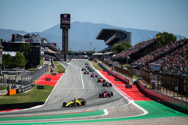 AUTO - FORMULA 2 2026 - BARCELONA 02 DURKSEN Joshua (par), Invicta Racing, Dallara F2 2024, action during the 5th round of the 2026 FIA Formula 2 Championship from June 12 to 14, 2026 on the Circuit de Barcelona-Catalunya, in Montmelo, Spain - MontmeloSpain  Copyright: xALBERTOxVIMERCATIx