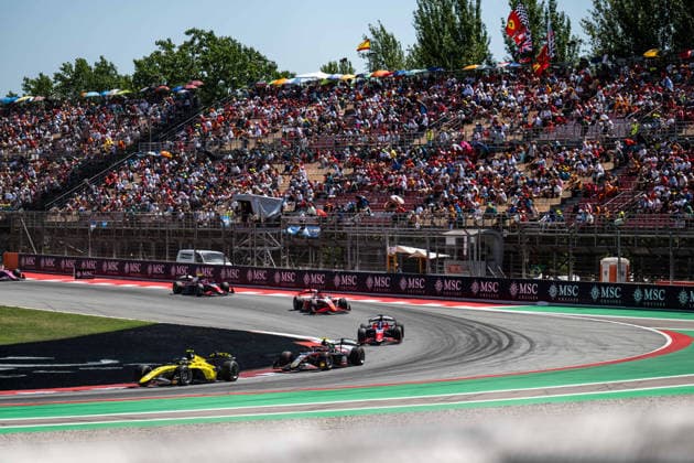 AUTO - FORMULA 2 2026 - BARCELONA 02 DURKSEN Joshua (par), Invicta Racing, Dallara F2 2024, action during the 5th round of the 2026 FIA Formula 2 Championship from June 12 to 14, 2026 on the Circuit de Barcelona-Catalunya, in Montmelo, Spain - MontmeloSpain  Copyright: xALBERTOxVIMERCATIx