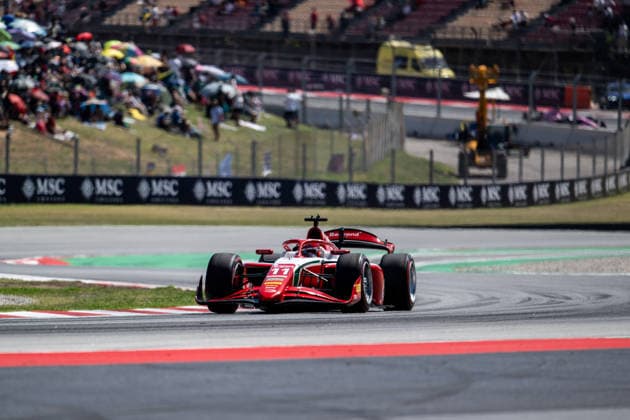 AUTO - FORMULA 2 2026 - BARCELONA 11 MONTOYA Sebastian (col), Prema Racing, Dallara F2 2024, action during the 5th round of the 2026 FIA Formula 2 Championship from June 12 to 14, 2026 on the Circuit de Barcelona-Catalunya, in Montmelo, Spain - MontmeloSpain  Copyright: xALBERTOxVIMERCATIx