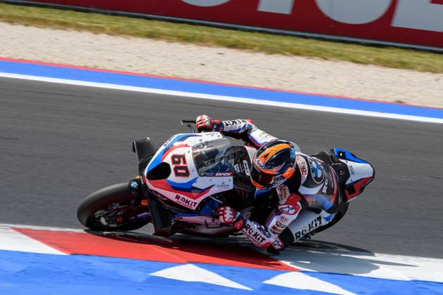 June 14, 2026, Misano Adriatico, Rimini, Italy: Michael VAN DER MARK (NED) riding for ROKiT BMW Motorrad WorldSBK Team at turn 6 during the Superpole Race of 2026 WorldSBK Pirelli Emilia Romagna round 7 at the Misano World Circuit in Misano Adriatico (Rimini, Italy)..Credit: ZUMA Press Motorsports 2026: WorldSBK Misano: SPRINT RACE  - ZUMAr158 20260614_aap_r158_004 Copyright: xRiccardoxRighettix